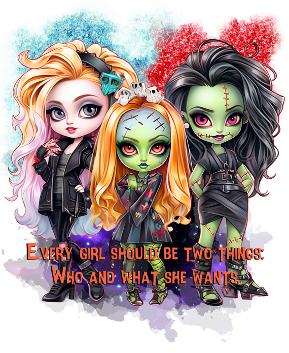 Camiseta Zombie girls (inglês)