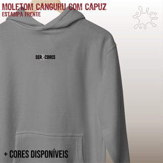 Moletom canguru Seremcores em preto