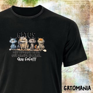 Nome do produtoCamiseta Gatos - Que Fofo!