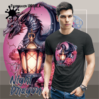 Nome do produto Camiseta de Dragão - Night Dragon
