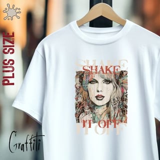 Nome do produtocamiseta Plus Graffiti Shake it off