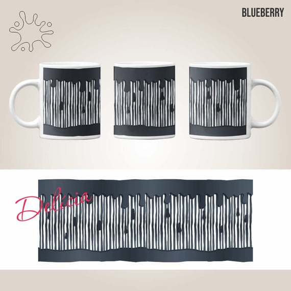 Caneca de Blueberry
