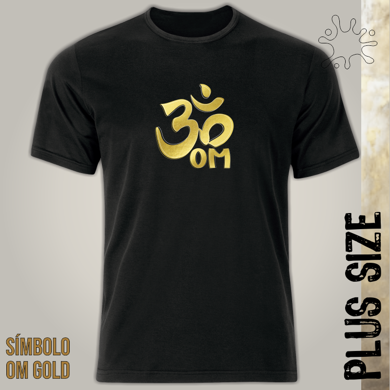 Camiseta Plus Simbolo OM Gold