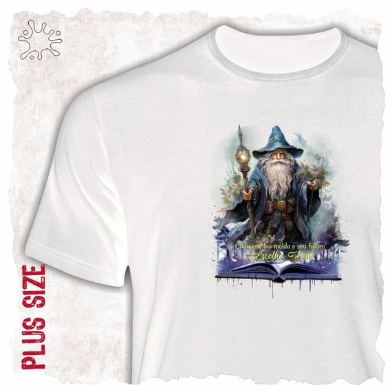 camiseta Plus Magos - Escolha Bem