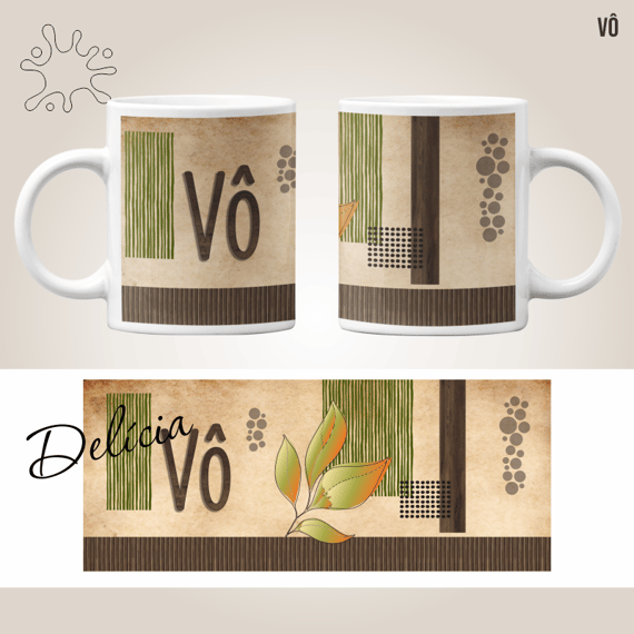 Caneca VÔ vintage