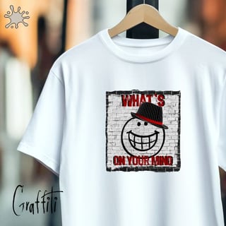 Nome do produtoCamiseta Graffiti What´s on your mind