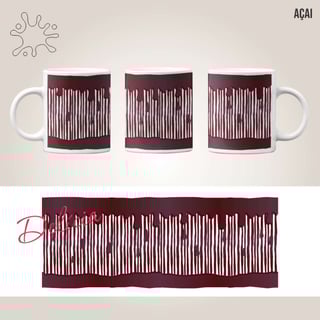 Caneca Tinta de Açaí