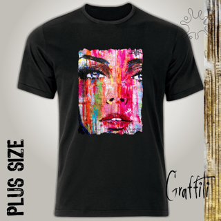 Plus Graffiti Face de Mulher