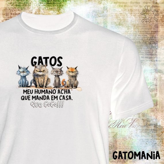 Camiseta Gatos - Que Fofo!