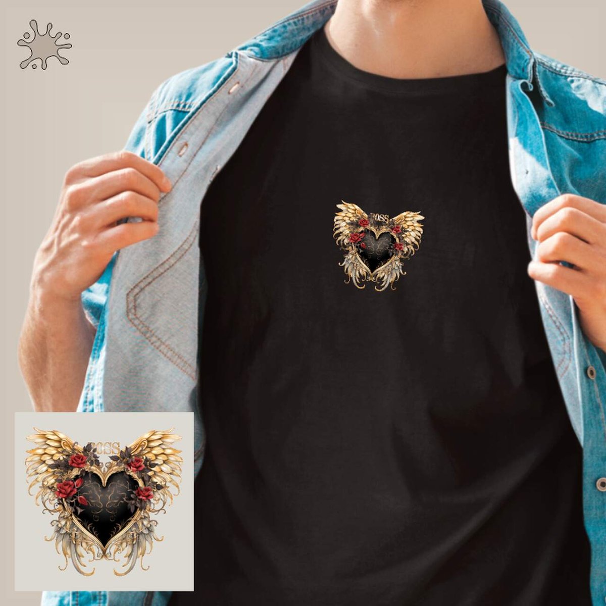 Nome do produto: Camiseta Asas Boss