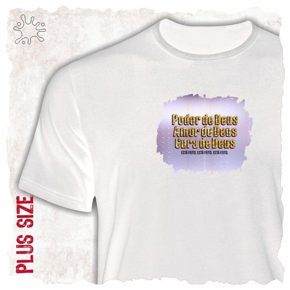Camiseta Plus Poder, Amor, cura 1