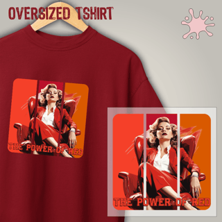 Oversized Tshirt - The power of red - Seremcores