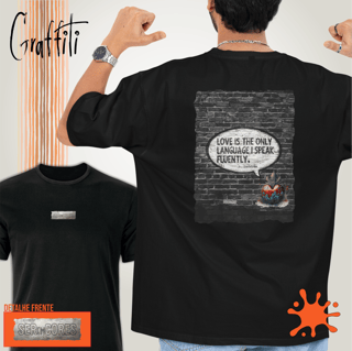 Camiseta Costas Graffiti Love is the only language