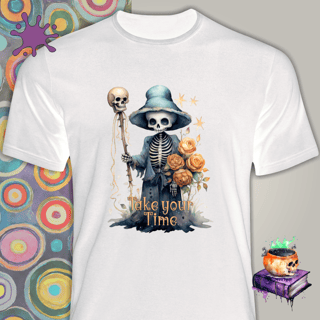 Nome do produto Camiseta Esqueleto Take your Time