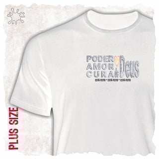 Camiseta Plus Poder, amor, cura 2