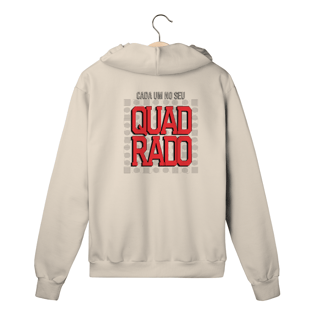 Nome do produto Moletom Zíper Cada um no seu quadrado