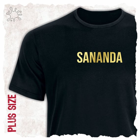 Camiseta Plus Sananda Gold (o Cristo)