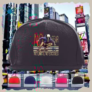 Boné No Fear, no limits, no excuses