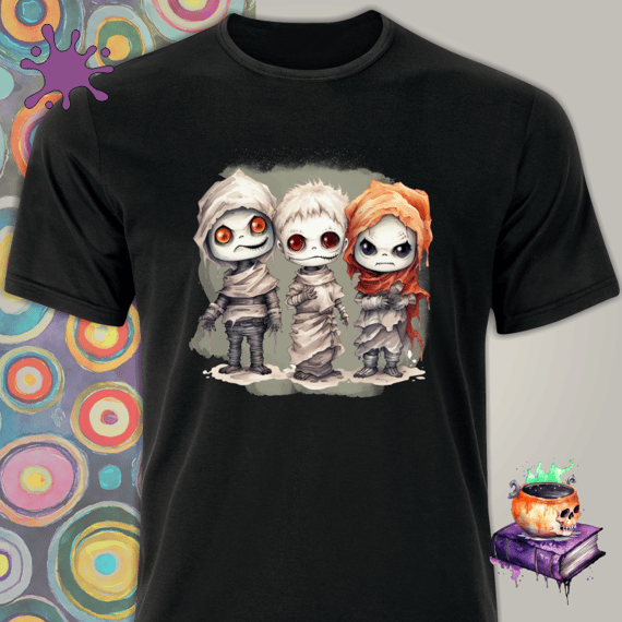 Camiseta Trio 3 Zumbi Laranjinhas - Seremcores 