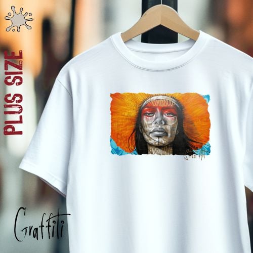 Camiseta Plus Graffiti India