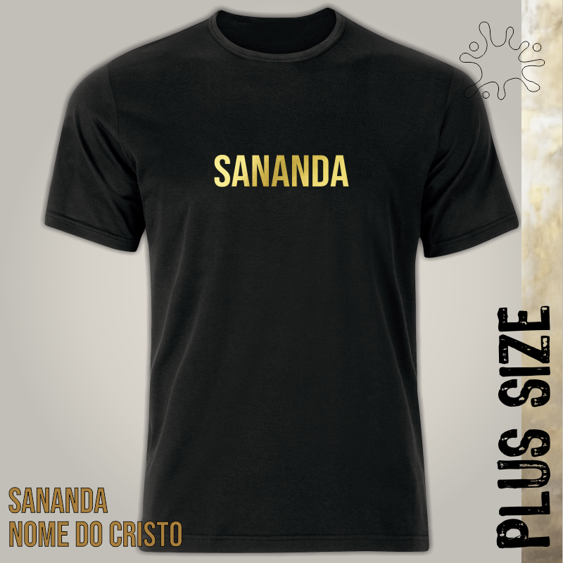 Camiseta Plus Sananda Gold (o Cristo)