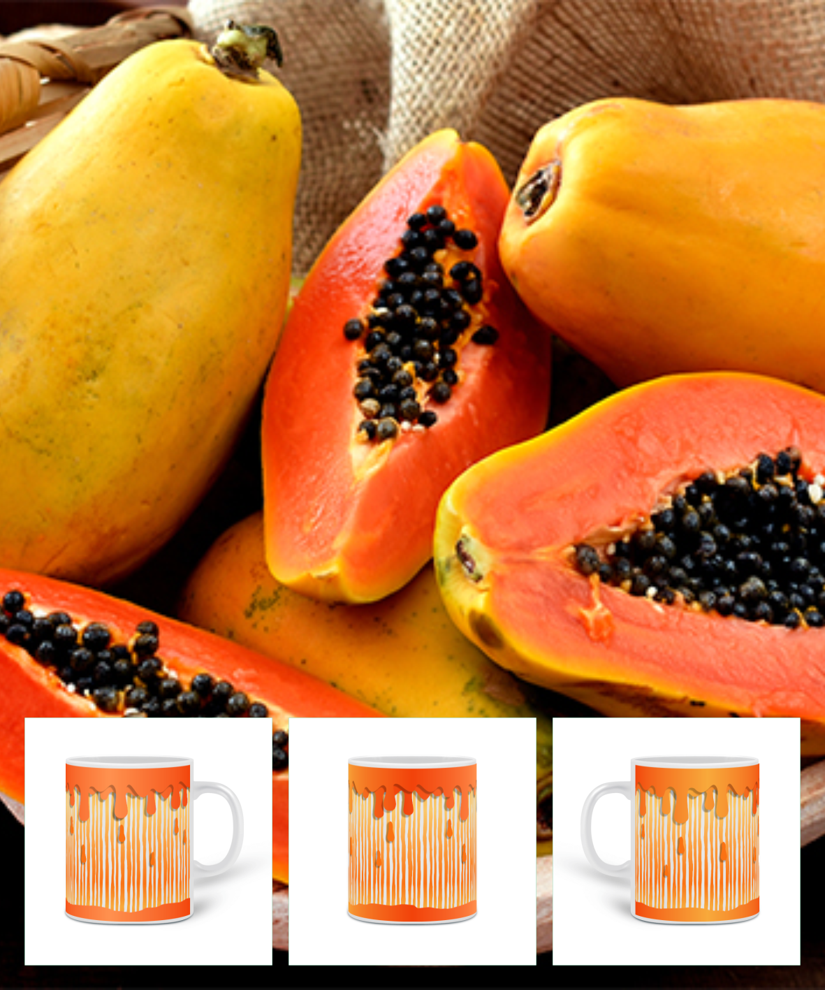 Papaya na Caneca