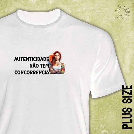 Camiseta Plus Autenticidade (imagem)