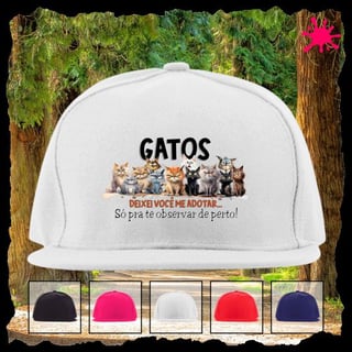 Boné Gatos - Deixei vc me adotar