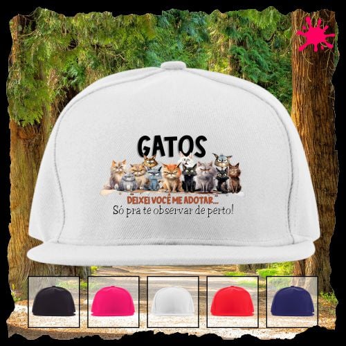 Boné Gatos - Deixei vc me adotar