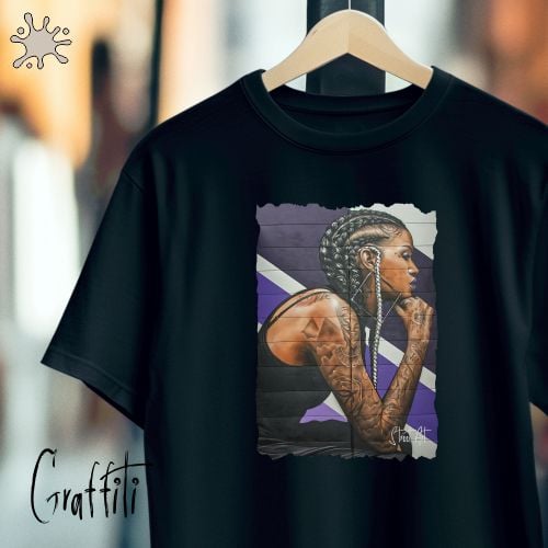 Camiseta Graffiti Reflexão