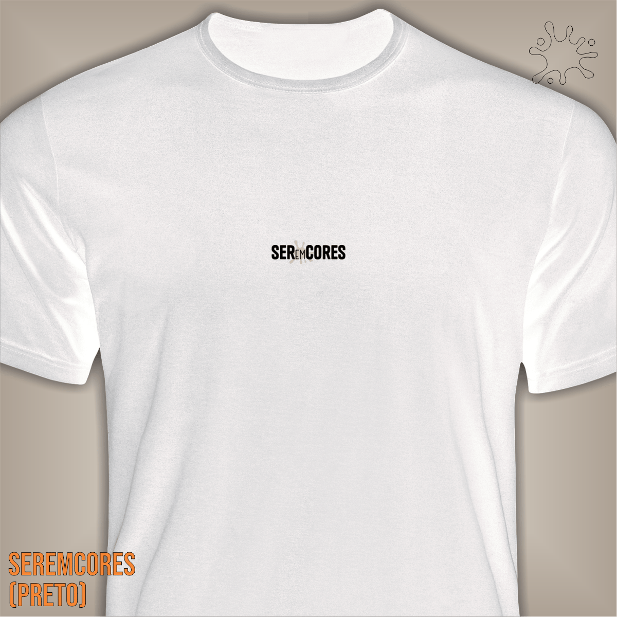 Nome do produto: Camiseta Seremcores em preto