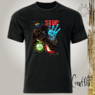 Nome do produto Camiseta Graffiti Stop