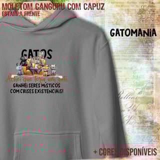 Moletom canguru Gatos - Seres Místicos