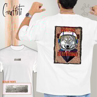 Nome do produto Camiseta Costas Graffiti Where is my mind