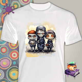 Nome do produto Camiseta Trio 4 Zumbi Frank - Seremcores 