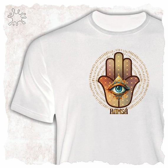 Camiseta Hamsá Olho (proteção)