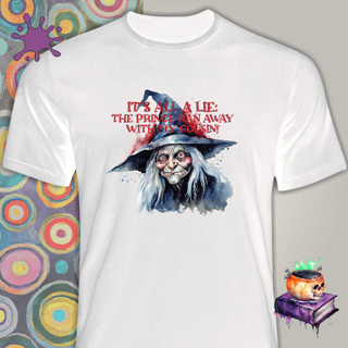 Nome do produto Camiseta de Bruxa It´s Lie - INGLÊS - Seremcores 