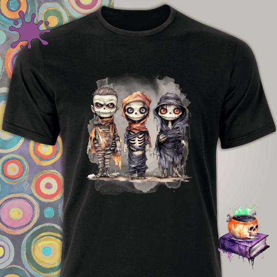 Camiseta Trio 2 Zumbi Moleques - Seremcores 