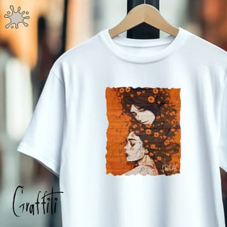 Nome do produtoCamiseta Graffiti Irmãs de Alma