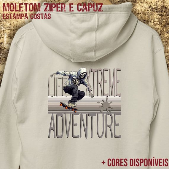 Moletom zíper Life Xtreme Adventure