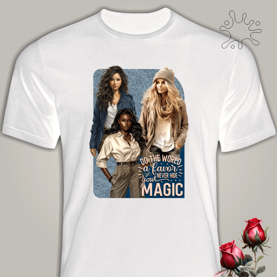 Camiseta Never Hide your Magic