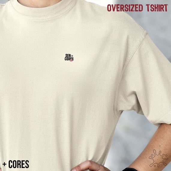 Camiseta Oversized SER Original preto