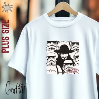 Nome do produtoCamiseta Plus Graffiti V e a Tropa