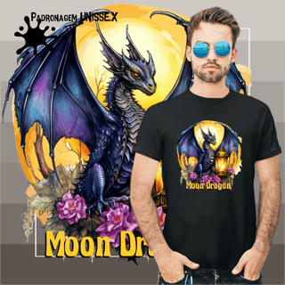 Nome do produto Camiseta de Dragão - Moon Dragon