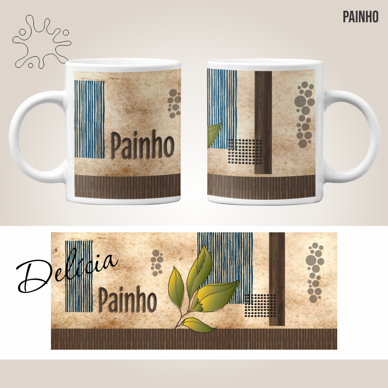 Nome do produto: Caneca PAINHO vintage