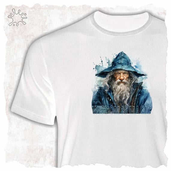 Camiseta Magos - Wisdom is magic