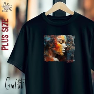 Nome do produtoCamiseta Plus Graffiti Sonhar