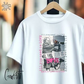 Camiseta Graffiti All you need is love