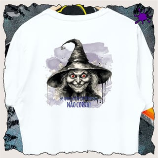 Camiseta Se meus olhos brilharem, não corra