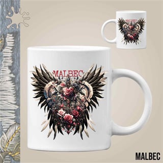 Nome do produto Caneca Asas Malbec